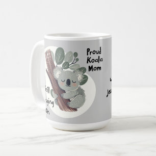 Funny Koala Mum "Still Clinging On" Cute Mum Gift Coffee Mug