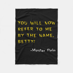 Funny! Kung W Quotes - You Will Now Refer To Me As Fleece Blanket