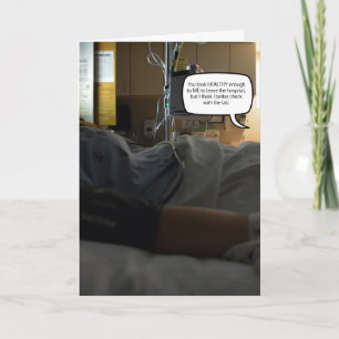 Funny Lab Get Well Card