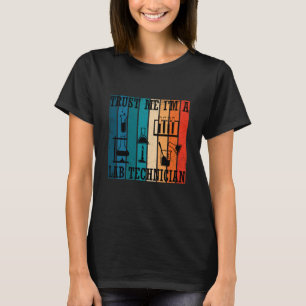 Funny lab tech vintage laboratory technician humou T-Shirt