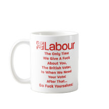 Funny Labor Parody Mug Rude Political Satire Nove