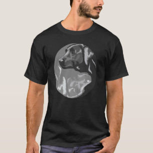 Funny Labrador For Men Women Cool Grey And Black L T-Shirt