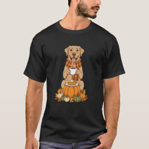 Funny Labrador Retriever Autumn Thanksgiving Women T-Shirt