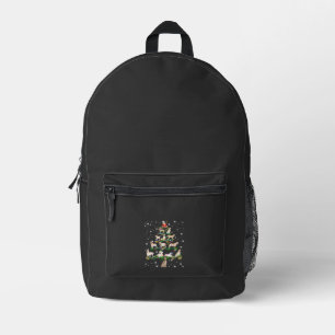 Funny Labrador Retriever Christmas Tree Classic T- Printed Backpack