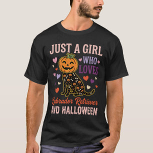 Funny Labrador Retriever Halloween Pumpkin Dog T-Shirt