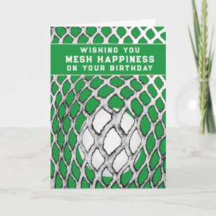 Funny Lacrosse Birthday Card