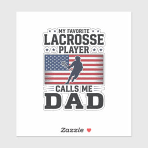 Funny Lacrosse Dad American Flag Vintage Shirt Des