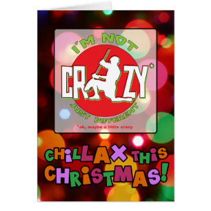 Funny Lacrosse Goalie Christmas Card Xmas Card