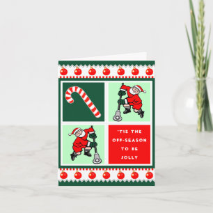 Funny Lacrosse Holiday Christmas Cards