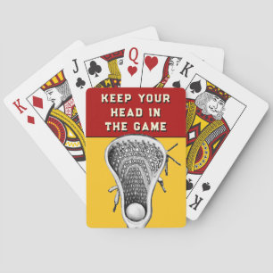 Funny Lacrosse Playing Cards