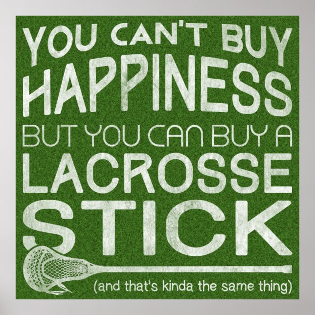 Funny Lacrosse Print Art Work (Front)