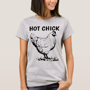 Funny Ladies T-Shirts, HOT CHICK T-Shirt