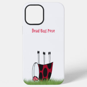 Funny Ladybug Dead Bug Yoga Pose iPhone 12 Pro Max Case