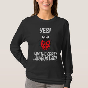 Funny Ladybug For Women Mum Ladybird Beetle Insect T-Shirt