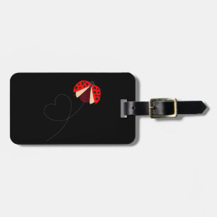 Funny Ladybug Luggage Tag