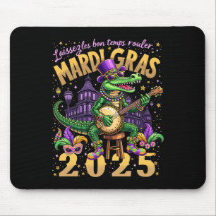 Funny Laissez Les Bon Temps Rouler Mardi Gras 2025 Mouse Pad