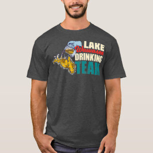 Funny Lake Wawasee Beer Drinking Team Gift T-Shirt