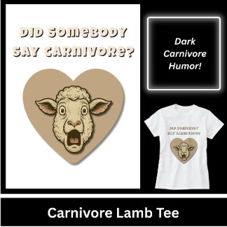 Funny Lamb Meat Lover Gift T-Shirt