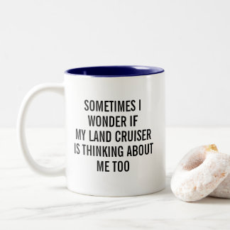 Funny Land Cruiser Two-Tone Coffee Mug