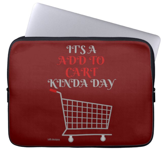 funny laptop sleeve  "ADD TO CART" (Front)