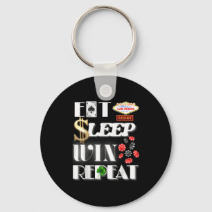 Funny Las Vegas Casino Trip Party Couple Family Ma Key Ring