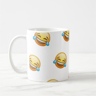 Funny Laughing Crying Emoji Graphic Coffee Mug
