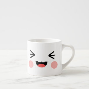 Funny Laughing Face Emoji Espresso Cup