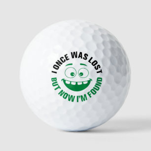 Funny laughing lost golf lover golf balls