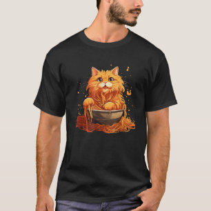Funny laughing Spaghetti Cat for Pets Pasta and Pe T-Shirt