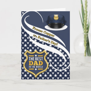 Funny Law Enforcement Father's Day Card