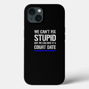Funny Law Enforcement Police Officer  iPhone 13 Case