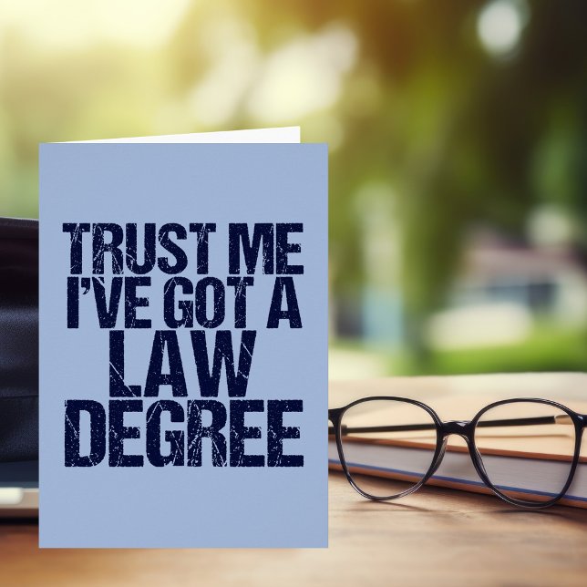 Funny Law School Graduation Card (Creator Uploaded)