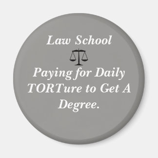 Funny Law School Magnet