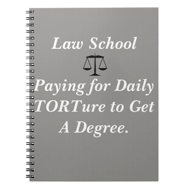 Funny Law School Notebook (Front)