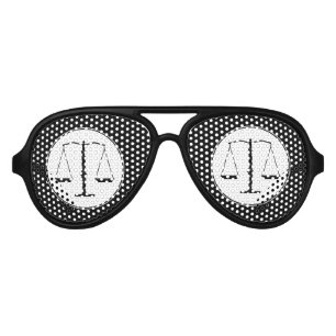 Funny Law Student Aviator Sunglasses