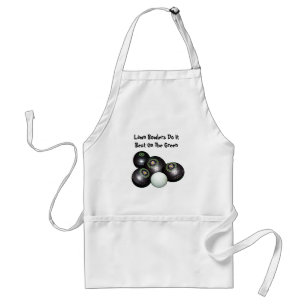 Funny Lawn Bowlers Do It Best Design, Standard Apron