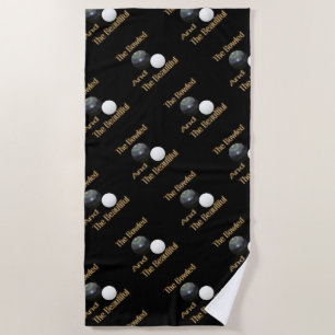 Funny Lawn Bowls Bowled Beautiful, Beach Towel