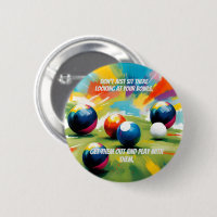 Funny Lawn Bowls Colour Splash,
