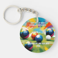 Funny Lawn Bowls Colour Splash,