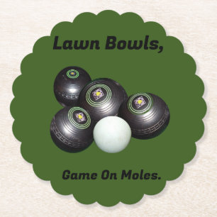Funny Lawn Bowls Game On M...., Party Coasters