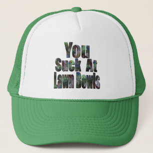 Funny Lawn Bowls Loser Design, Trucker Hat