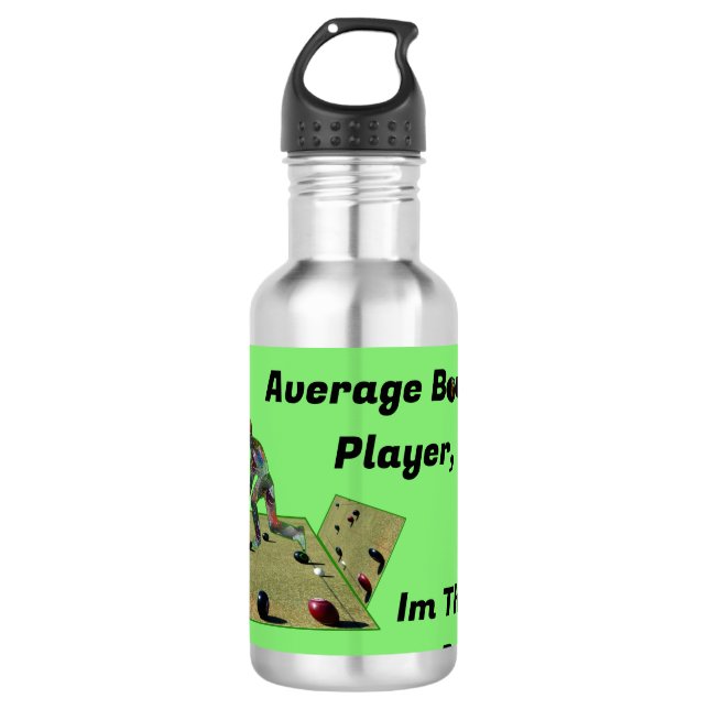 Funny Lawn Bowls Ranger,  710 Ml Water Bottle (Front)