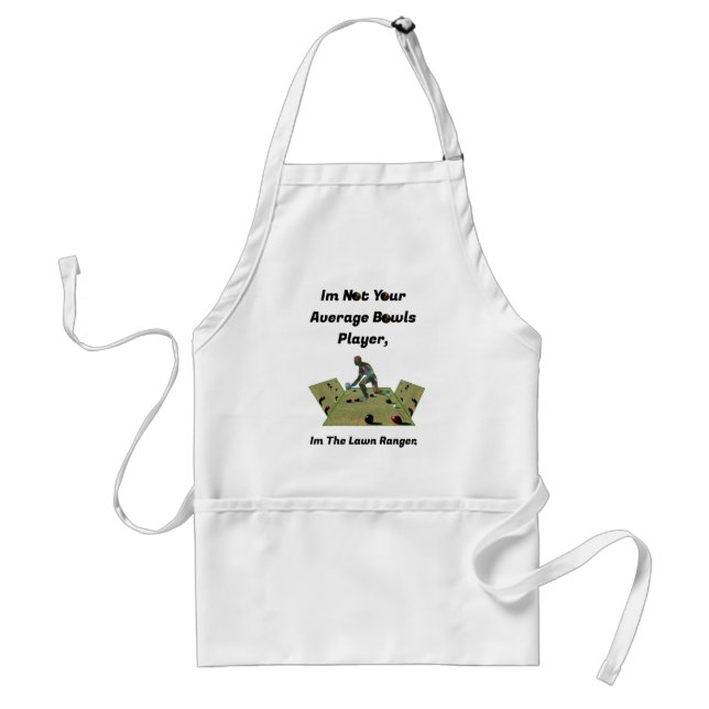 Funny Lawn Bowls Ranger,  Standard Apron (Front)