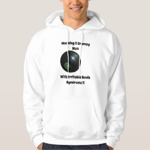 Funny Lawn Bowls Syndrome, Mens Hoodie