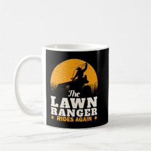 Funny Lawn Mower Cowboy Lawn Ranger Yard Work Lawn Coffee Mug