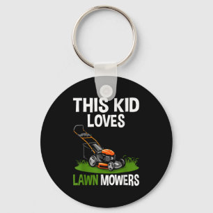 Funny Lawn Mowing For Kids Lawn Mower Farm Gardeni Key Ring