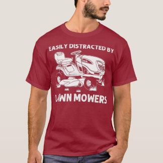 Funny Lawn Mowing Gift Men Women Lawn Mower Farm T-Shirt