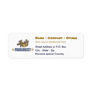 Funny Lawn Mowing Return Address Label