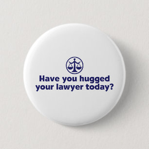 Funny Lawyer 6 Cm Round Badge