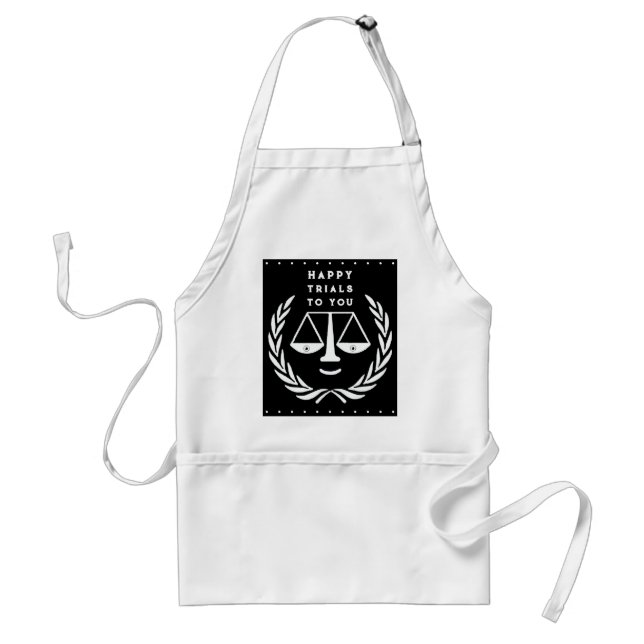 Funny Lawyer Adult Apron (Front)